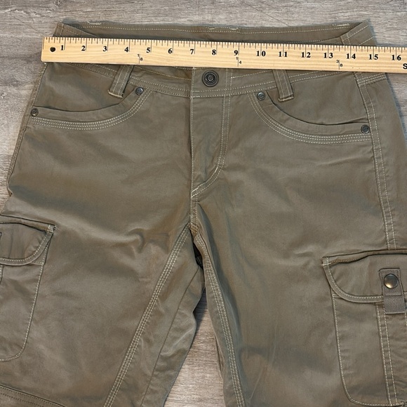 Kuhl Women’s Casual tan/khaki Hiking Shorts with pockets Sz 4 - Picture 3 of 9